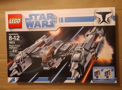 BONUS!  Star Wars LEGO 7673, Magna Guard Starfighter, New, Sealed - Image 1 of 3