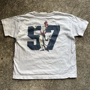 Vintage 90s Dr. Seuss Champions White Baby Tee Womens Small - Bild 1 von 7