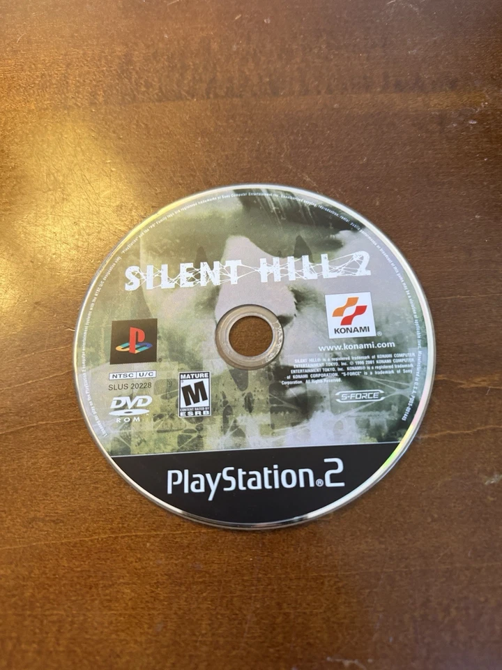 PS2 Silent Hill 2 Etiqueta Negra (Sony Playstation 2) Solo Disco Foto 1 de 2