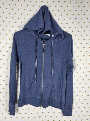 Victorias Secret Full zip blue thin sweater hoodie jacket XS - Image 1 of 3