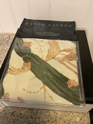 Ralph Lauren OLIVIA JOSEFINA Floral CREMA Estándar ALGODÓN Falsa 20X28” Nuevo en Paquete Foto 1 de 2
