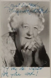 Margaret Rutherford Miss Marple Mörder ahoi! Autogramm Autograph Oscar - Picture 1 of 1