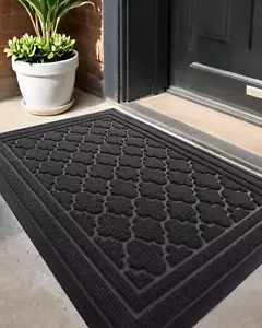 Front Door Rug for Entryway to Catch Dirty, outside Door Mats for Entry Heavy Du - Picture 1 of 7