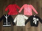 Lot of 5, Toddler Girl J.Crew Crewcuts Crystal Sequins Sweater & Tops, Size 4/5T