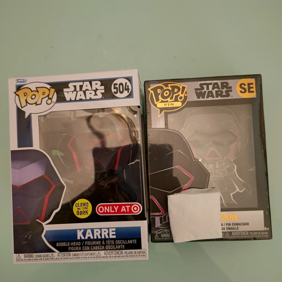 Funko POP Star Wars Karre Enamel Pin w/ Removable Stand - Disney -