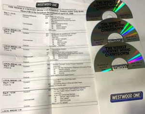 4/5/08 WEEKLY TOP 30 COUNTRY COUNTDOWN,CO-HOST TOBY KEITH; KEITH ANDERSON - Bild 1 von 2