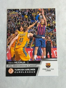 2015-16 UD Euroleague Mario Hezonja #E-12 FC Barcelona Lassa - Picture 1 of 2