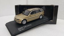 BMW 318i Touring E46 1999 Gold Metallic 1:43 Minichamps 431028314 Extremely Rare