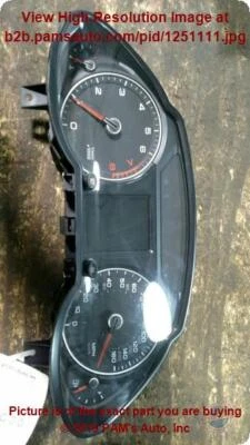 Medidor de velocímetro usado se adapta a: Audi Q5 Cluster 2014 pantalla multifunción opt 9Q8 Foto 1 de 4