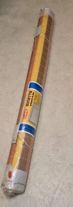Vintage MCM Roll Up Window Blind Plastic/Bamboo 4ft×6ft 3 Color Orange Yellow Br - Picture 1 of 20