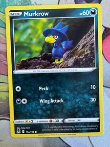 Murkrow Non Holo English Pokemon TCG BKAB302 - Picture 1 of 1