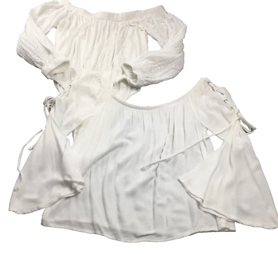 Lote de 2 Falda Sabo y Papaya Mujer Body y Top Talla M Ojales Manga Con Cordones Foto 1 de 4