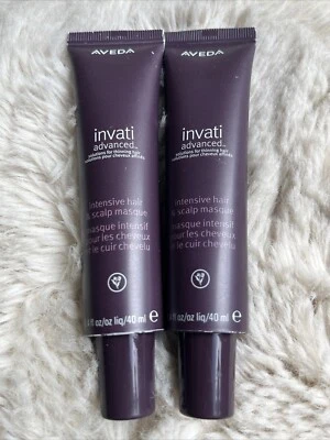 2x Mascarilla Intensiva Avanzada para Cabello y Cuero Cabelludo Aveda Invati 1.4oz/40ml Cada Nueva Foto 1 de 2