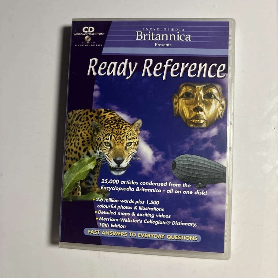 Encyclopaedia Britannica: Ready Reference PC Mac CDROM - Image 1 of 3