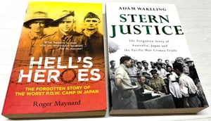 Australian Military Lot Of 2 x Books, Hell's Heroes & Stern Justice (PB) LV7 - Picture 1 of 15