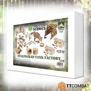 TTCombat World War STALINGRAD TANK FACTORY WHITE BOX BUNDLE (WWII Terrain) - Picture 1 of 10