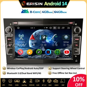 CarPlay Android 14 Autoradio GPS 4G Opel Corsa D/C Astra H Zafira Meriva Signum - Foto 1 di 22
