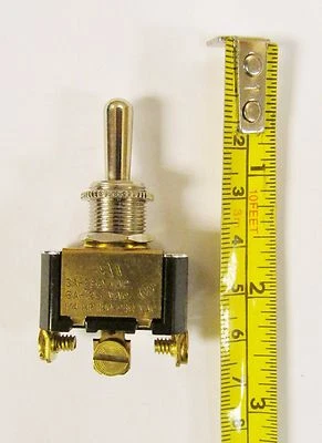 Interruptor de palanca principal CARLING 9231 3 Pos 3A 250 VAC 6A 125 VAC 1/4 HP 120-240VAC Foto 1 de 4