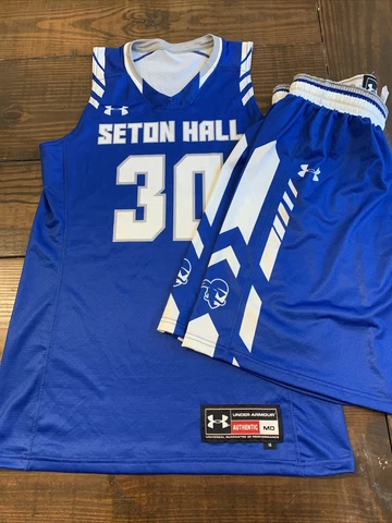 Under Armour Seton Hall Pirates Basketball Jersey #30 Women's Medium set Cover