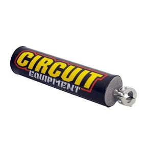 CIRCUIT PARACOLPI PROTEZIONE UNIVERSALE MANUBRIO MOTO CROSS MOTARD NERO 22 mm - Picture 1 of 1