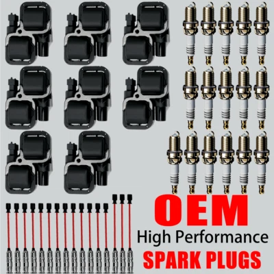 OEM Ignition Coils & Iridium Spark Plugs & Wires For Mercedes-Benz C CL ML UF359 - Image 1 of 4