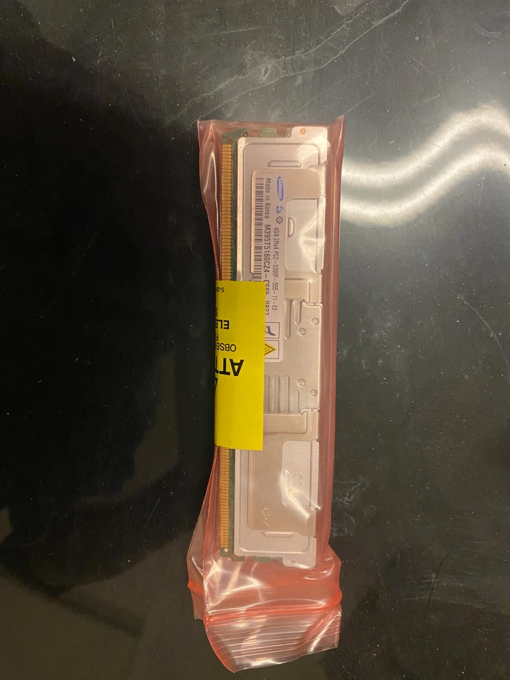 8GB 2x4GB PC2-5300F DDR2-667Mhz 240pin ECC Server Memory Fully Buffered FB-DIMM - Image 1 of 1