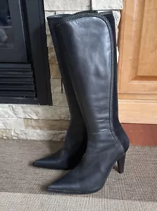 Angelica Falconi Stiefel links 7 rechts/Größe 7,5-B High Heel Made in Italy - Bild 1 von 12