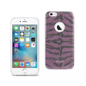 Reiko iPhone 6/ 6S Shine Glitter Shimmer Tiger Stripe Hybrid Case in Purple | Ma - Picture 1 of 4