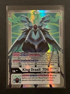 King Drasil_7D6 BT13-007 SR - Versus Royal Knights - Digimon TCG - Picture 1 of 3