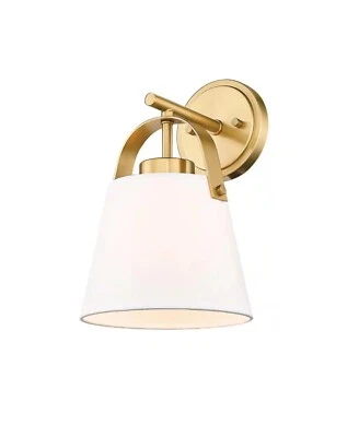 Aplique de pared de latón antiguo colgante de lino Z-Studio 8 en 1 Foto 1 de 4