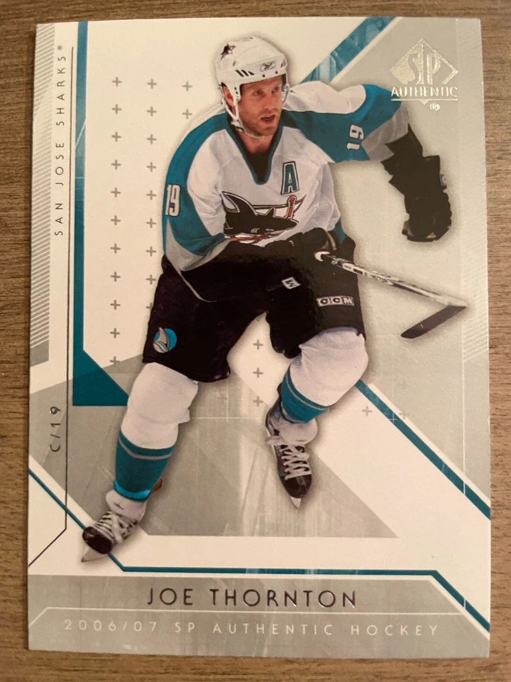 Joe THORNTON 2006-07 #16 SP Authentic San Jose Sharks - Image 1 of 2