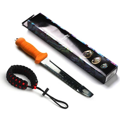 DivePRO Rustproof 316 Steel Abalone Knife Serrated Shellfish Commercial Tool - image 1 of 4
