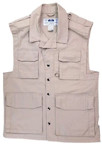Vintage Tilley Endurables Tan Safari Gilet Tasche Uomo Grande Pesca Nuovo Cargo - Foto 1 di 9