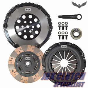 JDK DUAL FRICTION HD CLUTCH Kit & FLYWHEEL FITs 90-92 ECLIPSE GST 2.0T / 6BOLTS - Imagen 1 de 5