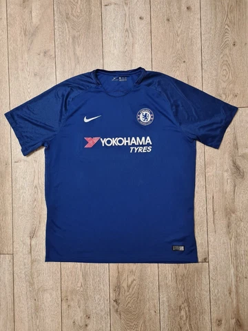 CHELSEA 2017 2018 HOME FOOTBALL SHIRT SOCCER JERSEY BLUE sz2XL NIKE Cover