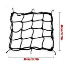 2 Set 40cmx40cm Motorcycle Cargo Bungee Net Retractable Elastic Rope Mess Strap