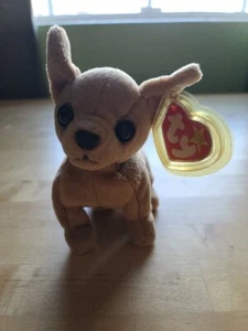 Ty Beanie Baby Tiny The Chihuahua Dog, Tush Tag 1998 - Picture 1 of 4