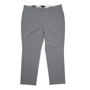 Pantalones Ryan para mujer Banana Republic talla 18 gris pierna recta pantalones elásticos nuevos con etiquetas - Imagen 1 de 9