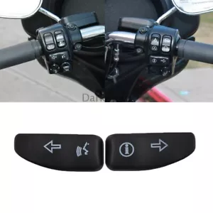 Turn Signal Switch Button Covers Extended For Harley Electra Road Street Glide - Picture 1 of 12
