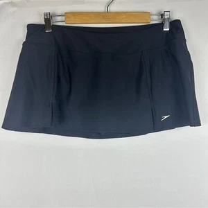 Speedo PowerFlex swimming Black Skorts Performance Athletic Wear size L NWOT - Picture 1 of 6
