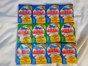 1986,1987,1989 TOPPS BASEBALL CARDS WAX 12 PACKS BRAND NEW - Picture 1 of 5