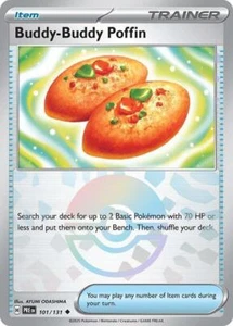 Buddy Buddy Poffin 101/131 Poke Ball S&V Prismatic Evolutions Pokemon (English) - Picture 1 of 1