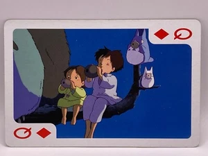 Mei &Satsuki My Neighbor Totoro By Studio Ghibli Hayao Miyazaki Playing Card #12 - Picture 1 of 10
