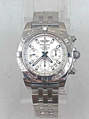 Breitling Chronomat 41 Men's Chronograph Steel Watch AB014012-G711-378A - Image 1 of 4