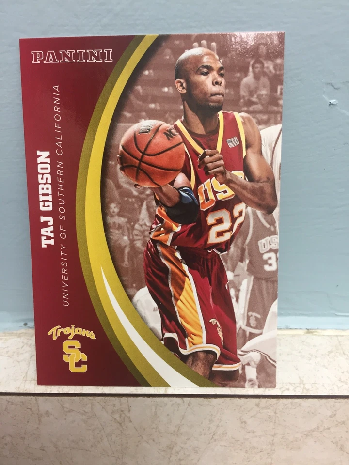2015 PANINI USC TEAM COLLECTION TAJ GIBSON TROJANS CARD No. 28 - Image 1 of 2