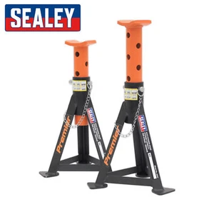 Sealey HD Axle Stands / Jack Stands ORANGE - Pair - 3 Tonne Capacity per Stand - Picture 1 of 2