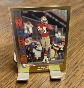 Jerry Rice 1991 pacific picks the pros gold #3