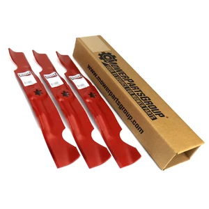 (3) Blades Compatible With Cub Cadet 50" LTX SLT 1050 1550 742-04053 - Picture 1 of 6