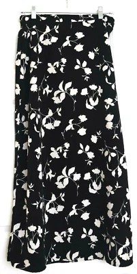 Maxi Falda Villager Blanco y Negro Talla 10 Nueva Foto 1 de 3