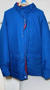 TOWNCRAFT Giacca Parka Vintage Uomo Navy Invernale Isolata con Cappuccio XXL 48-50 - Foto 1 di 19
